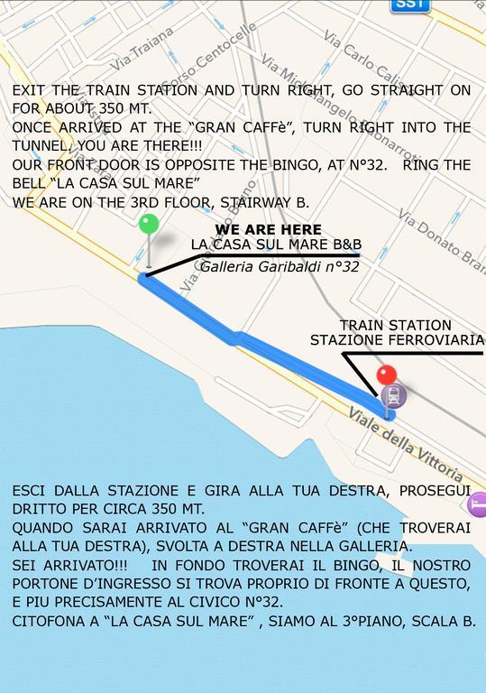 La Casa Sul Mare Bed & Breakfast Civitavecchia Dış mekan fotoğraf