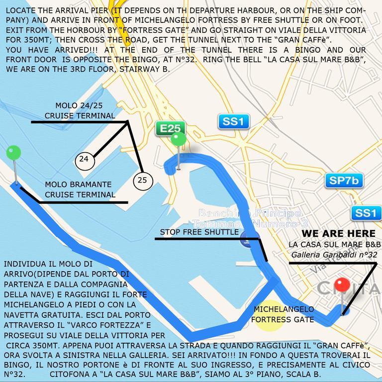 La Casa Sul Mare Bed & Breakfast Civitavecchia Dış mekan fotoğraf